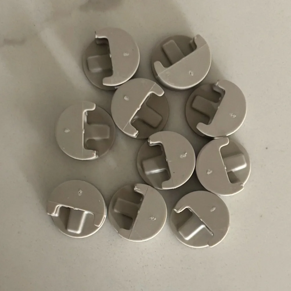 10 IKEA 120076 Plastic Cam Lock Nuts Tan HEMNES Furniture